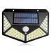 Set 3 x Lampa 100 LED cu panou solar, senzor de miscare